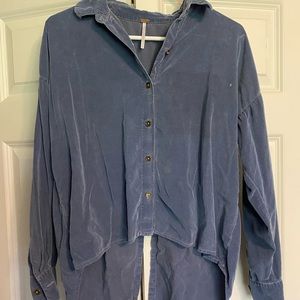 Free People corduroy button up